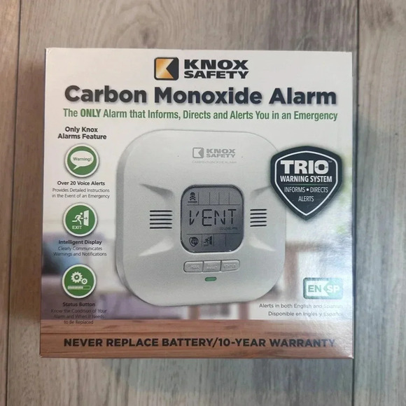 Plugin Carbon Monoxide Detector with 10-Year Battery Backup - Picture 3 of 5